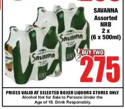 Boxer SAVANNA Assorted NRB offer