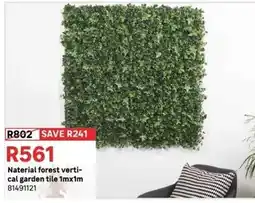 Leroy Merlin Naterial forest vertical garden tile offer
