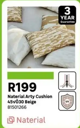 Leroy Merlin Naterial Arty Cushion offer