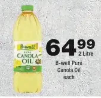B-well Pure Canola Oil