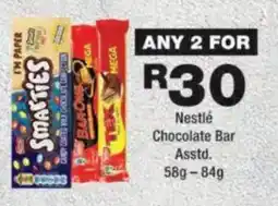 OK urban Nestlé Chocolate Bar offer