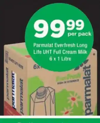 Parmalat Everfresh Long Life UHT Full Cream Milk