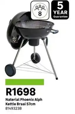 Leroy Merlin Naterial Phoenix Alph Kettle Braai 57cm offer