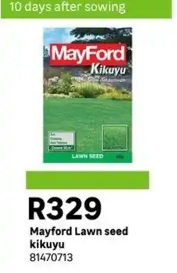 Leroy Merlin Mayford Lawn seed kikuyu offer