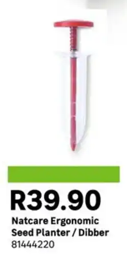 Leroy Merlin Natcare Ergonomic Seed Planter / Dibber offer