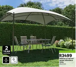 Leroy Merlin Naterial curved roof gazebo offer