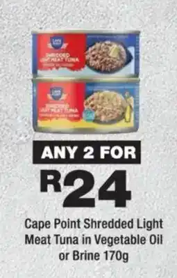 OK urban Cape Point Shredded Light Meat Tuna in Vegetable Oil or Brine offer