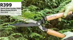 Leroy Merlin Geolia Steel Garden Shear Wave Blades 50.2cm offer