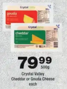 OK urban Crystal Valley Cheddar or Gouda Cheese offer