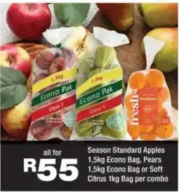 OK urban Econo Pak Season Standard Apples, Pears or Soft Citrus offer