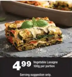 OK urban Vegetable Lasagne offer