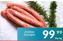 Super Save Arabian Sausages offer