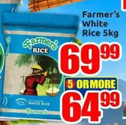 Three Star Cash and Carry Farmer's White Rice offer