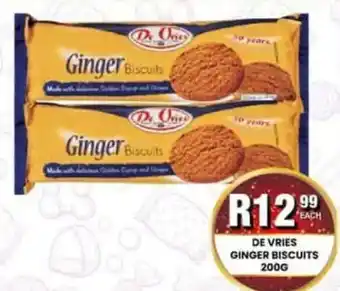 De Vries Ginger Biscuits