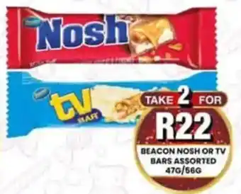 Beacon Nosh or TV Bars Assorted