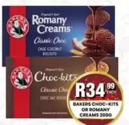 Take 'n Pay Bakers Choc-kits or Romany Creams offer