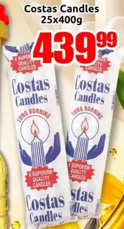Three Star Cash and Carry Costas Candles offer