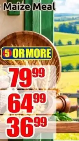 Three Star Cash and Carry Maize Meal offer