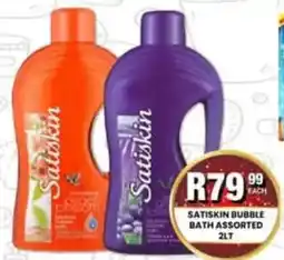 Take 'n Pay Satiskin Bubble Bath Assorted offer