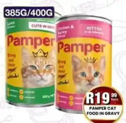 Take 'n Pay Pamper Cat Food in Gravy offer