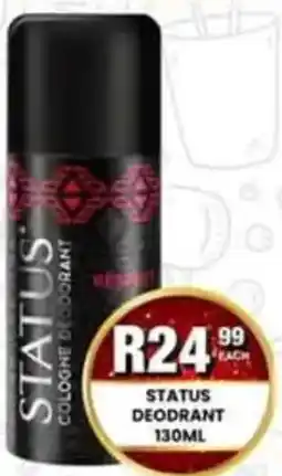 Take 'n Pay STATUS COLOGNE DEODRANT offer