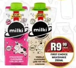 Take 'n Pay First Choice Milki Milkshake offer