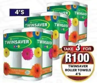 Twinsaver roller towels
