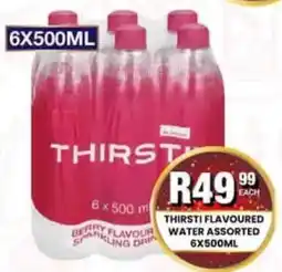Take 'n Pay Thirsti Flavoured Water Assorted offer