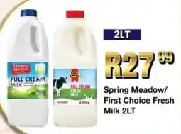 Take 'n Pay Spring Meadow/First Choice Fresh Milk offer