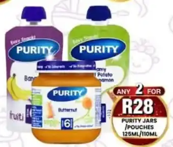 Take 'n Pay Purity Jars/Pouches offer