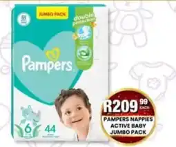 Take 'n Pay Pampers Nappies Active Baby offer