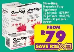 Shoprite Slow-Mag Magnesium Fizzy Supplement offer