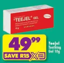 Shoprite Teejel Teething Gel offer