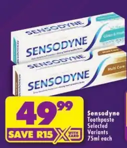 Shoprite Sensodyne Toothpaste offer