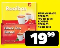 Usave UBRAND BLACK TEABAGS offer