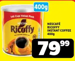 Usave Nescafe Ricoffy Instant Coffee offer