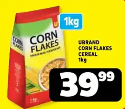 Usave UBRAND CORN FLAKES CEREAL offer