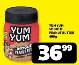 Usave Yum Yum Smooth Peanut Butter offer
