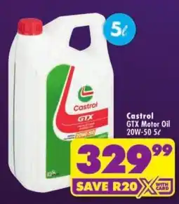 Shoprite Castrol GTX Motor Oil offer