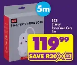 Shoprite SCE 2 Way Extension Cord offer
