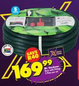 Shoprite Mr. Gardener Hose with Fittings offer
