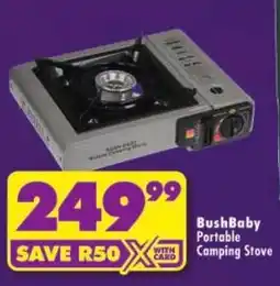 Shoprite BushBaby Portable Camping Stove offer