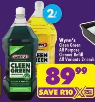 Wynn's Cleen Green All Purpose Cleaner Refill
