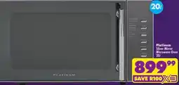 Shoprite Platinum Silver Mirror Microwave Oven offer