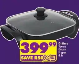 Shoprite Ottimo Square Electric Frypan offer