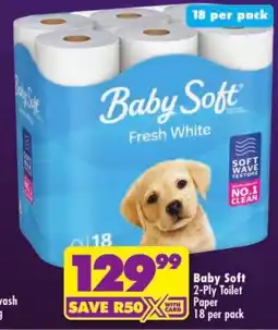 Shoprite Baby Soft 2-Ply Toilet Paper offer