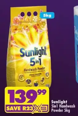 Shoprite Sunlight 5in1 Handwash Powder offer