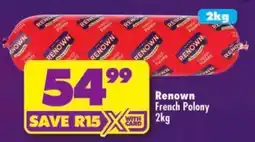 Shoprite Renown French Polony offer