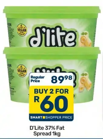 D'Lite 37% Fat Spread