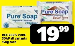 Usave REITZER'S PURE SOAP offer